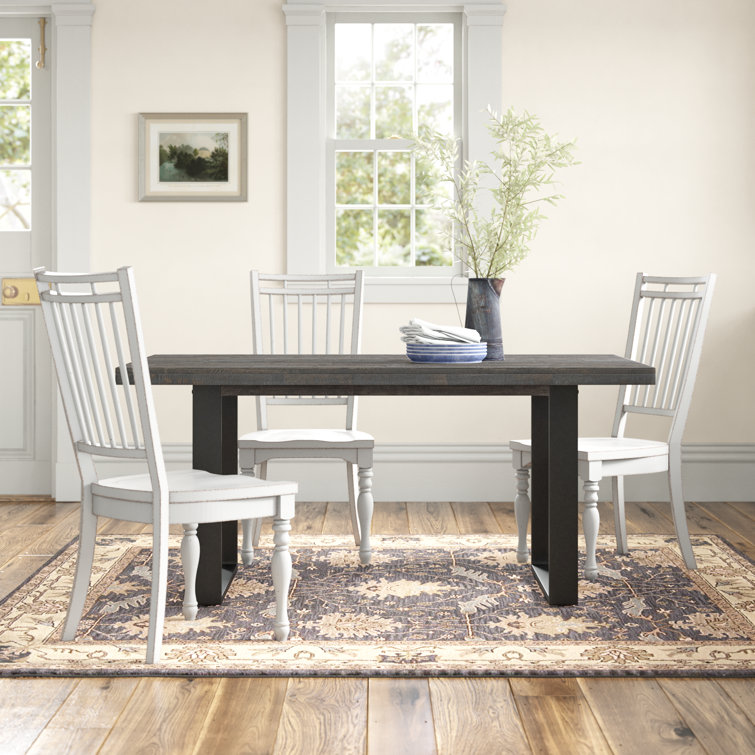 Laurel Foundry Modern Farmhouse Minnich Solid Wood Base Dining Table Reviews Wayfair